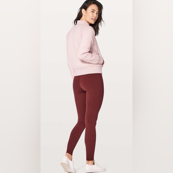 Lululemon Non-Stop Bomber Reversible Porcelain Pink Water Repellent Size 4 - Picture 5 of 16